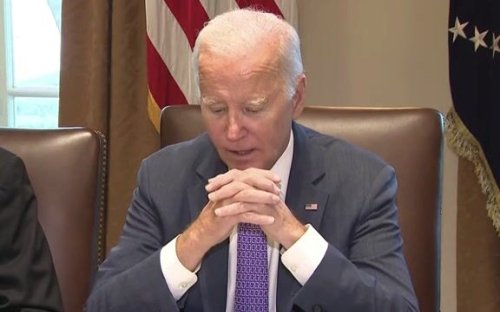 Biden doesn’t respond to reporter questions about his comment implying he made a deal with McCarthy on Ukraine funding.