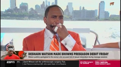 ESPN's Stephen A. Smith on Deshaun Watson's sexual misconduct violations happening during COVID: "I mean, damn."