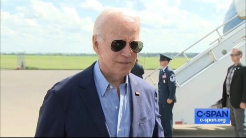 President Biden asked about Mitch McConnell, who has yet to visit flood victims in KY: "He knows he’s always invited."