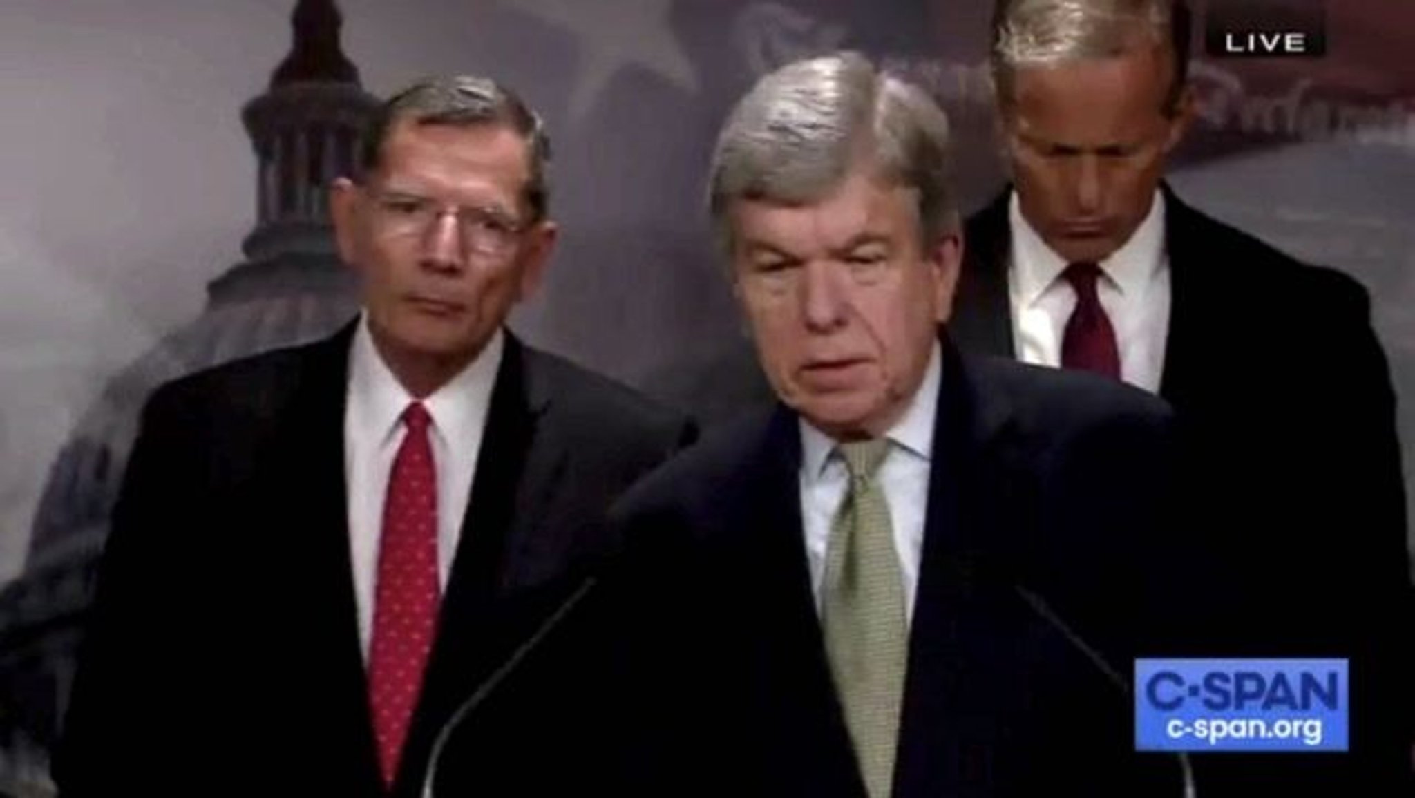 Sen. Blunt (R-MO): “I’m about to use four words in a row that I haven’t used in this way...‘Speaker Pelosi was right.'"
