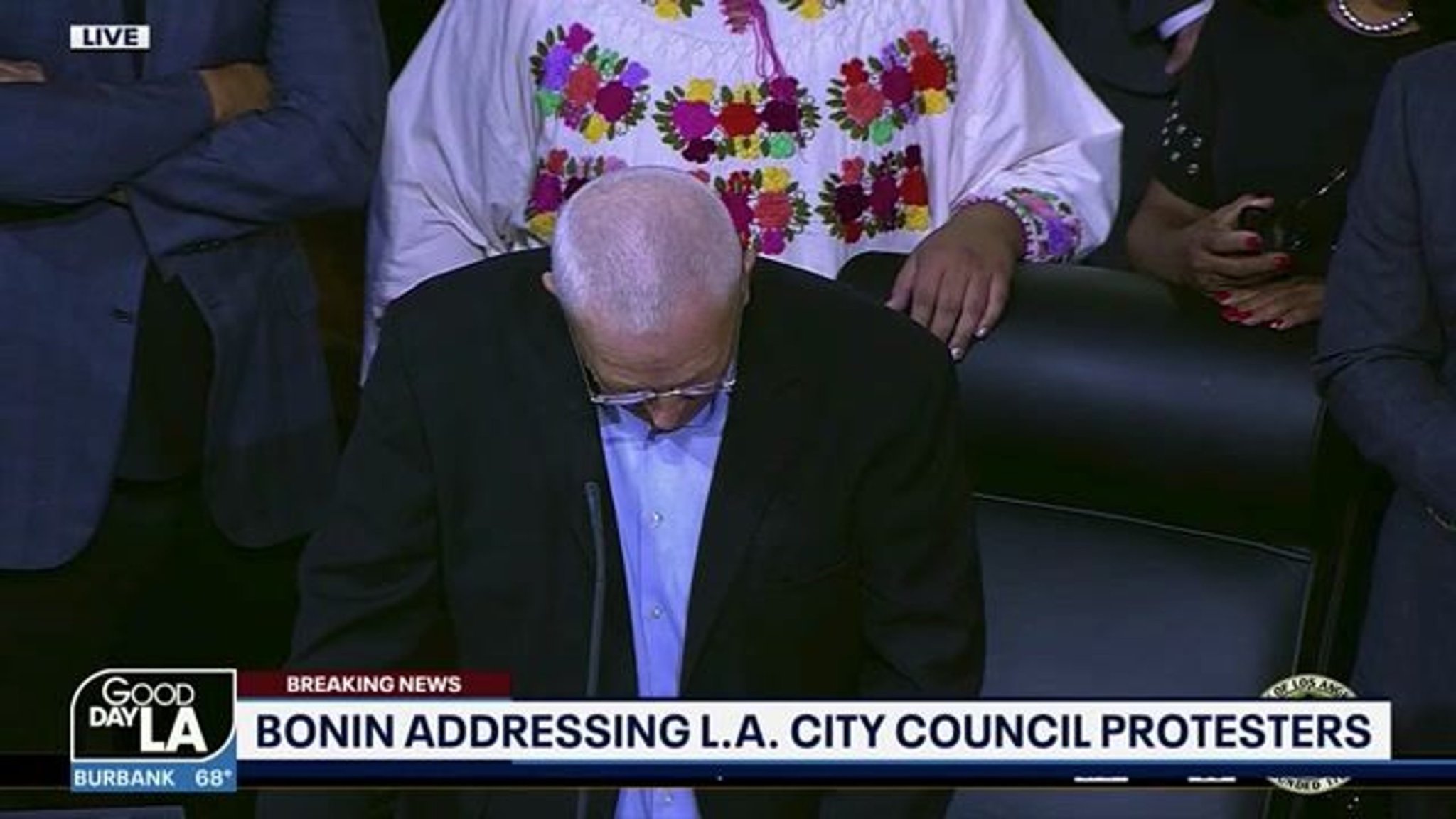 LA City Council member Mike Bonin (D) gives powerful response to other members’ racist remarks about his Black son.