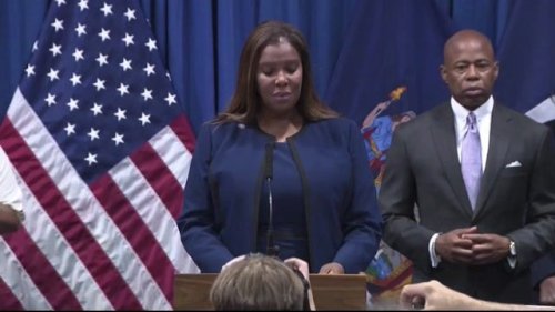 NY AG Letitia James announces charges against 10 companies that have sold “tens of thousands” of illegal ghost guns.