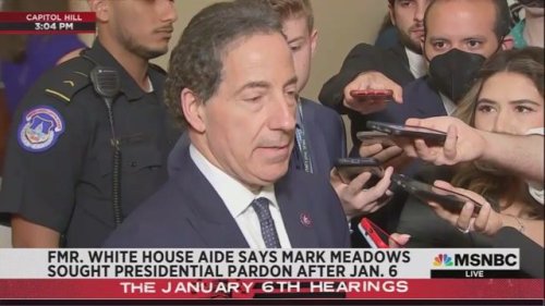 Rep. Jamie Raskin (D-MD) says Trump “clearly had violence within his sights” on January 6th.