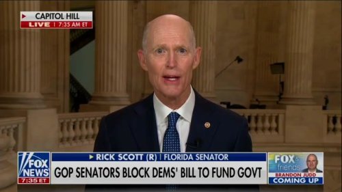 Sen. Rick Scott (R-FL) on raising the debt limit to prevent a recession: “It's disgusting what …