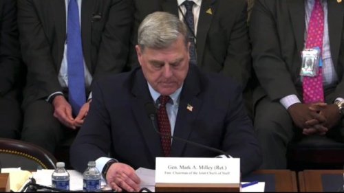 Former Gen. Mark Milley testifies on U.S. withdrawal from Afghanistan: “We, the military … could not forge a nation.”