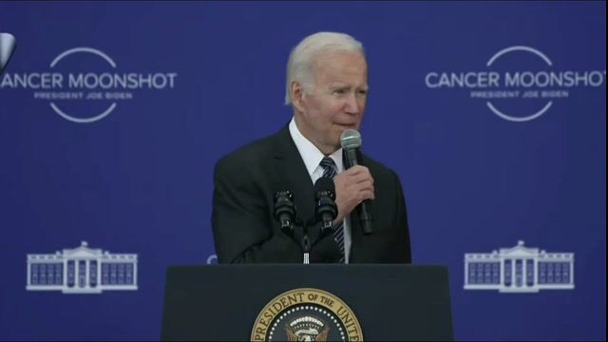 President Biden: "I believe we can ... end cancer as we know it and even cure cancers once and for all."