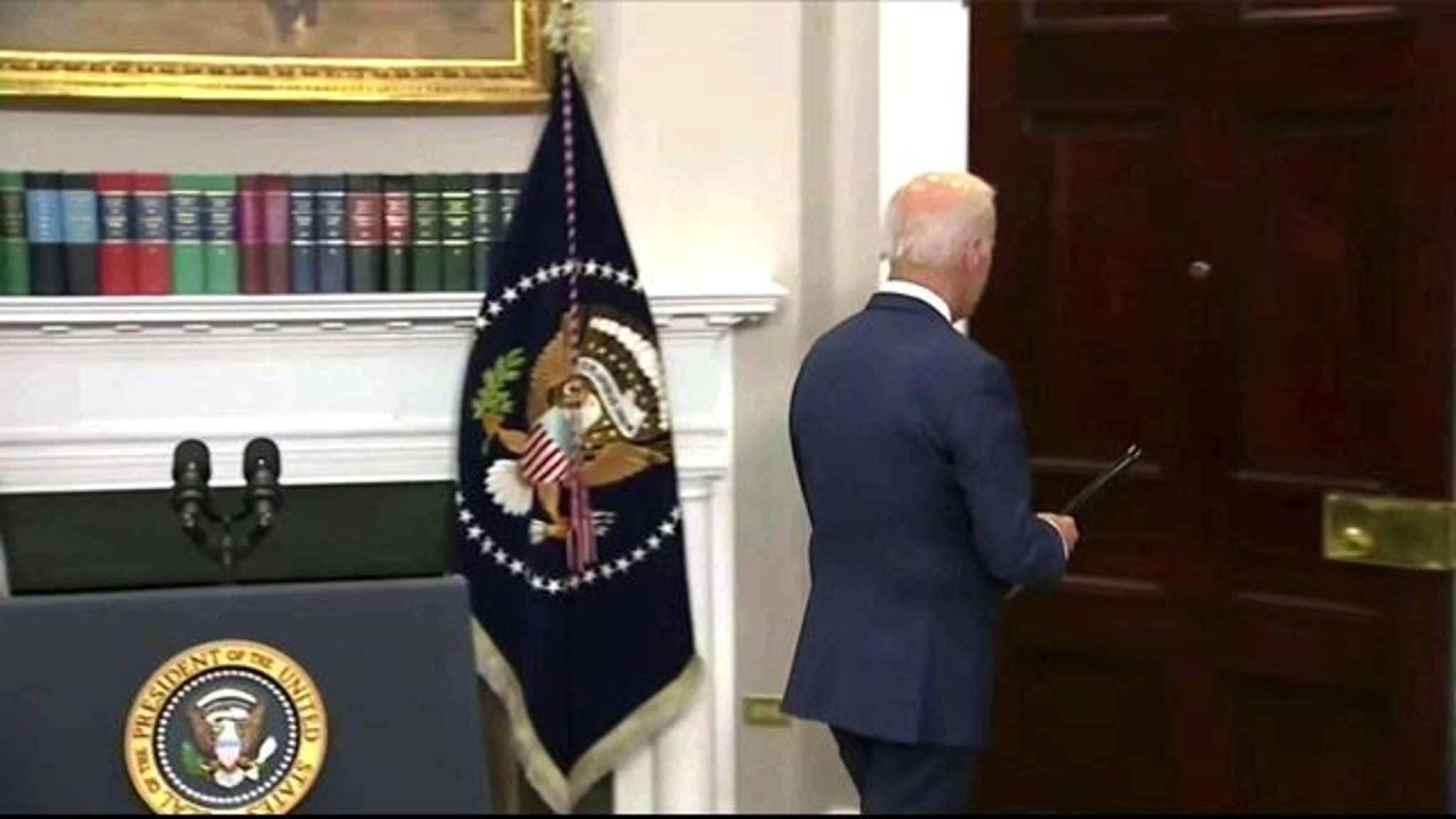 President Biden responds to Gov. Ron DeSantis (R-FL) threatening to send migrants to Delaware.