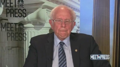 Bernie: "You got 2 members of the Senate, Manchin & Sinema, who've sabotaged what the president has been fighting for."