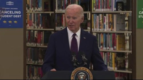 President Biden announces the cancellation of about $1.2 billion in student loan debt for roughly 153,000 borrowers.