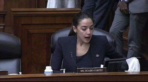 Rep. Ocasio-Cortez (D-NY) goes after Rep. Higgins (R-LA) for yelling at witness during hearing about the climate crisis.