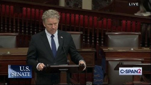 Sen. Rand Paul (R-KY) is still complaining about $40 billion in aid to Ukraine after the bill passed the Senate 86-11.