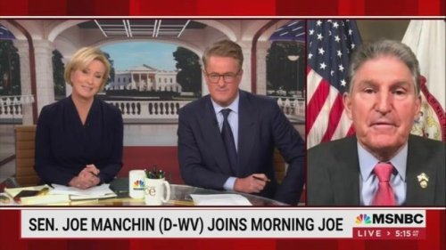 Sen. Manchin (D-WV) on Dobbs: "Incest, rape, life of the mother should be exceptions, and this and that and everything."