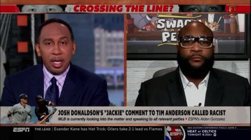 ESPN’s Smith says it’s wrong to attach racism to Yankees’ Josh Donaldson calling White Sox’s Tim Anderson “Jackie.”