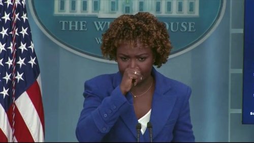 WH Press Sec. Karine Jean-Pierre calls out Trump for having dinner with Kanye West and fellow antisemite Nick Fuentes.