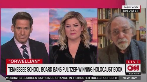 Art Spiegelman reacts to Tennessee school board banning his Pulitzer-winning Holocaust book “Maus.”