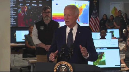 Biden: "Everyone who willfully denies the impacts of climate change...is really, really dumb or has some other motive."