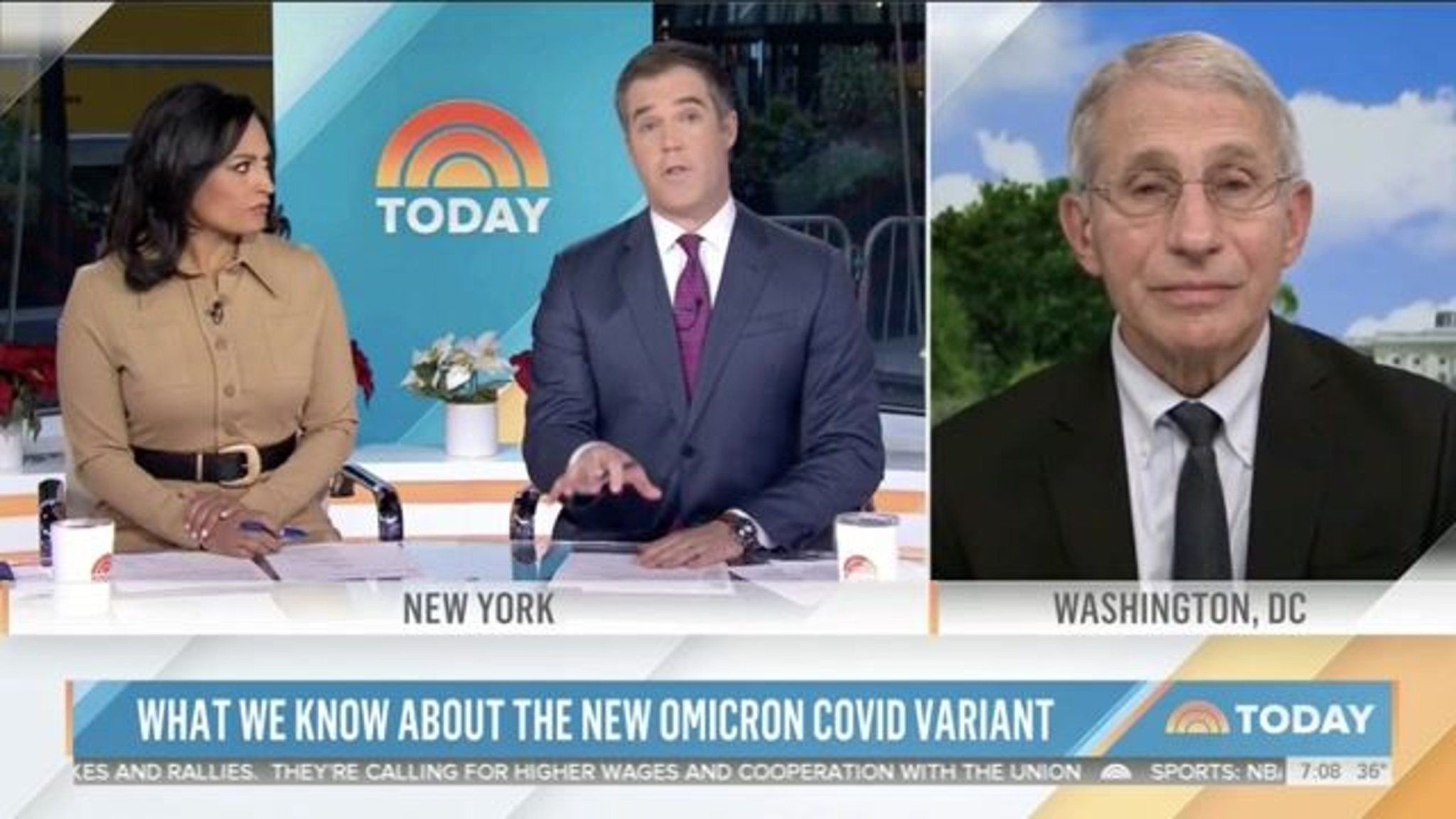 ICYMI, Dr. Fauci says he "would not be surprised" if Omicron COVID variant has already spread to the United States.