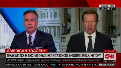 Sen. Chris Murphy (D-CT) on gun reform following Texas elementary school shooting: "...this is ultimately up to voters."