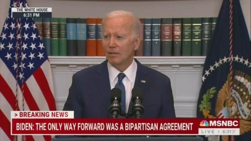 Pres. Biden on Speaker McCarthy and debt ceiling agreement: "I think he negotiated with me in good faith."