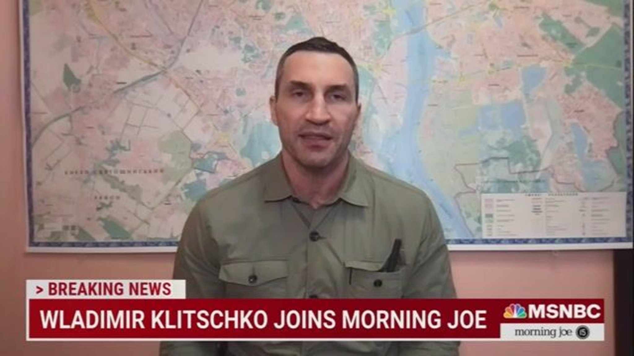 Fmr. heavyweight champ Klitschko on Russia targeting civilians: “Behind every crime there are people with names.”