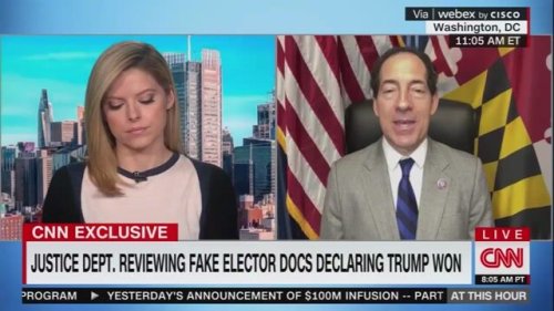 Rep. Raskin (D-MD): “I can’t imagine that the DOJ would not have evidence” that Trump was working to organize a coup.