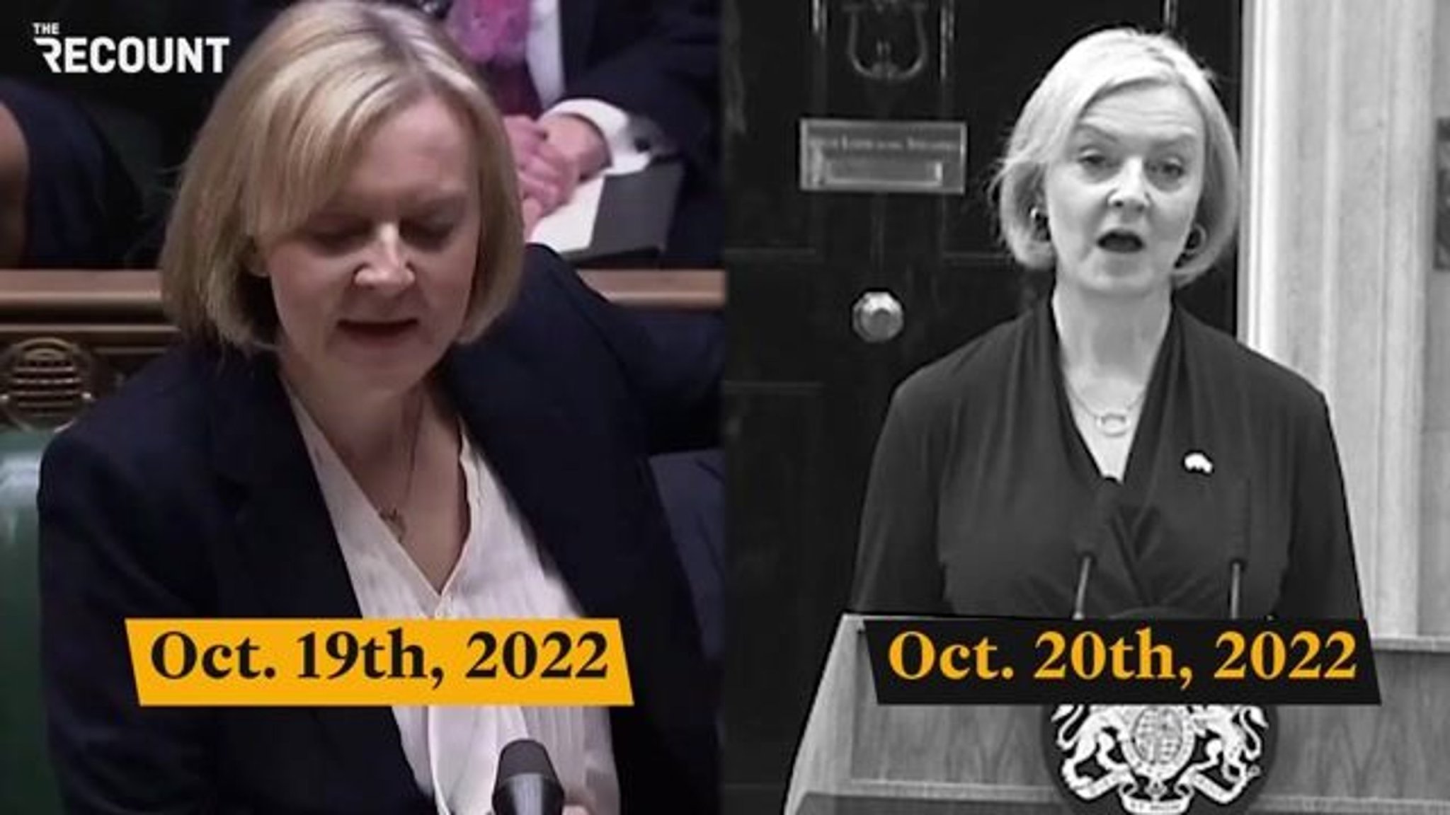 What a difference a day makes for Liz Truss.