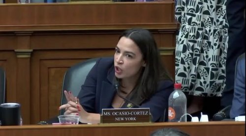 “I will not yield to disrespectful men”: AOC clashes with Republican over her speaking directly into camera at hearing.