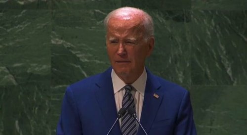 Biden at the UN General Assembly: “If we allow Ukraine to be carved up, is the independence of any nation secure?”