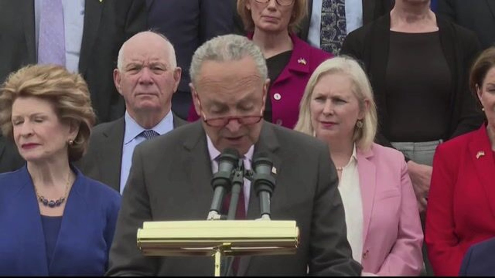 Senate Majority Leader Schumer announces that the Senate will hold a vote on codifying a woman’s right to abortion.