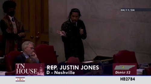TN State Rep. Jones (D) slams a bill allowing students to report professors who teach about racism and sexism.