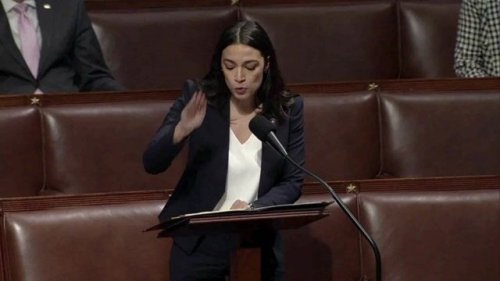 Rep. AOC (D-NY): “I can say what my progressive value is, and that is freedom over fascism.”