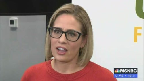 Sen. Sinema (I-AZ): "I will not be apart of ... the angry rhetoric, the desire to get one over on the other party."