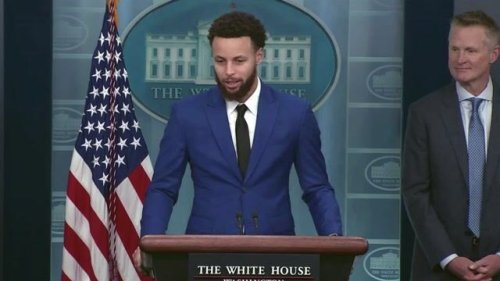 Golden State Warriors star Steph Curry thanks President Biden and his staff for "getting Brittney Griner home.”