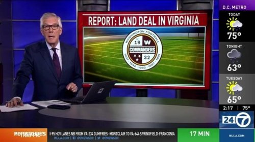 The Washington Commanders NFL team has reportedly paid more than $100M for a potential new stadium location in Virginia.