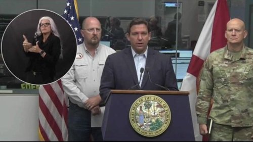 Gov. DeSantis (R-FL): “We know that [Hurricane Ian] is gonna have major impacts on Florida’s golf course … Gulf Coast.”