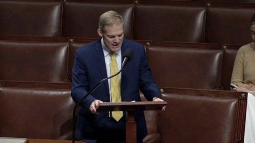 Rep. Jim Jordan (R-OH) argues against a bill that would grant citizenship to non-U.S. citizens in the military.