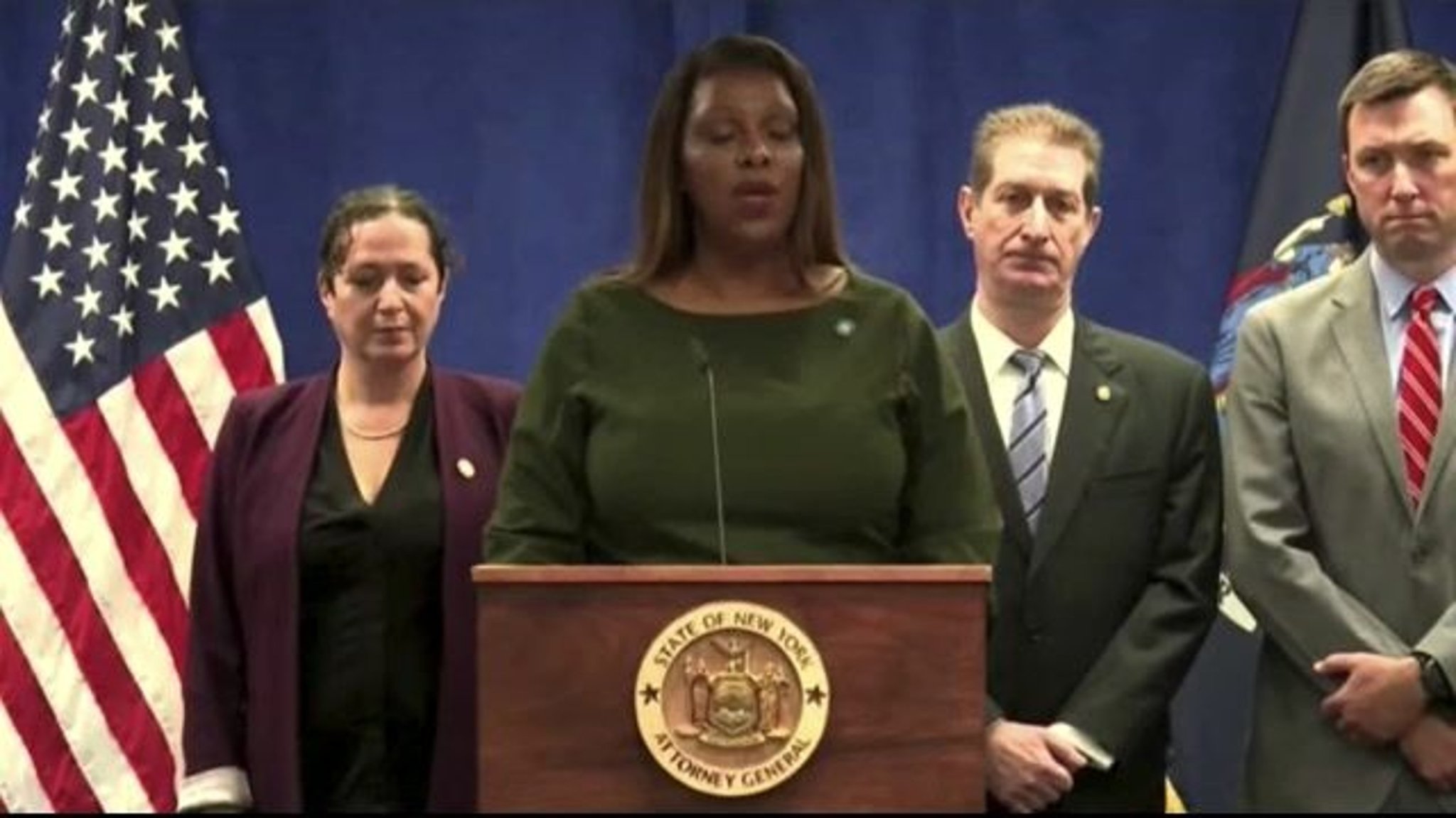 NY AG Letitia James lists off all the crimes the Trump family is accused of committing.