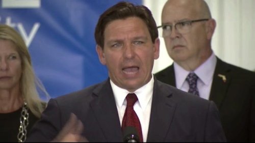 Gov. Ron DeSantis (R-FL) Touts The $12 Million In Funding He Has For ...