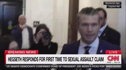 Trump Defense Sec. pick Pete Hegseth amid new details of sexual assault claim against him: “I was completely cleared.”