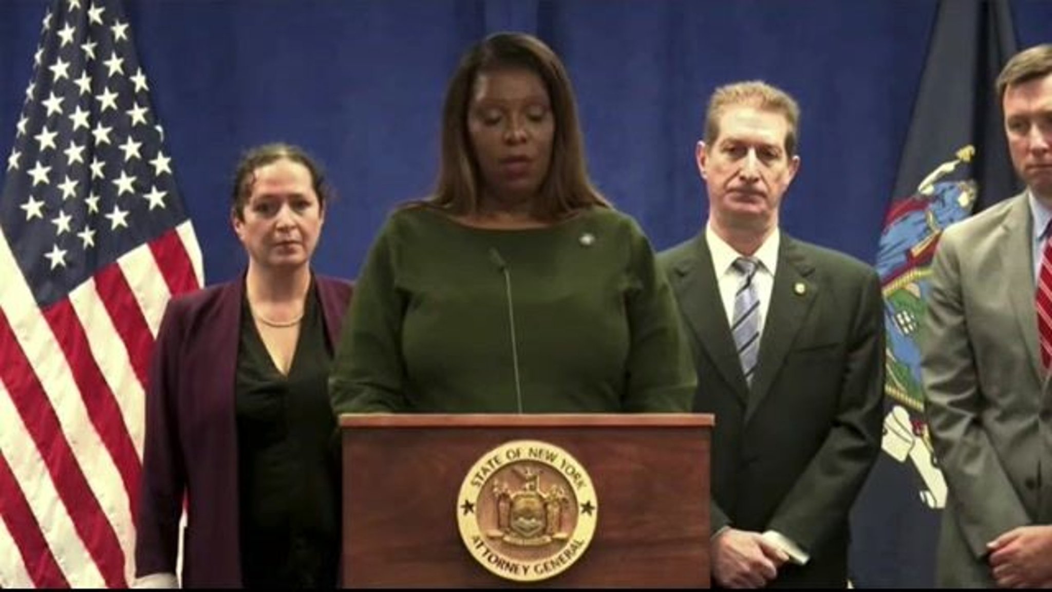 NY Attorney General Letitia James calls to “permanently prohibit any of [Trump’s] companies from doing business" in NY.