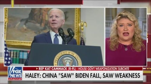 Rep. Kat Cammack (R-FL) claims President Biden has "been taking cues from the Easter Bunny."