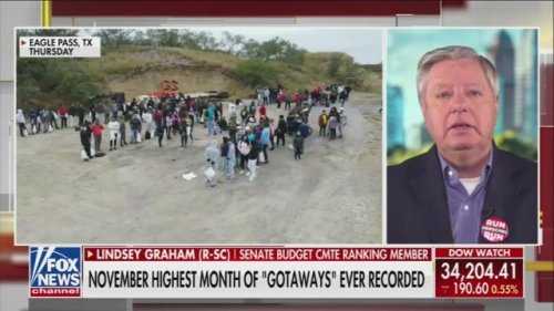 If it's a day that ends in Y, Sen. Lindsey Graham (R-SC) is fear-mongering about the southern border.