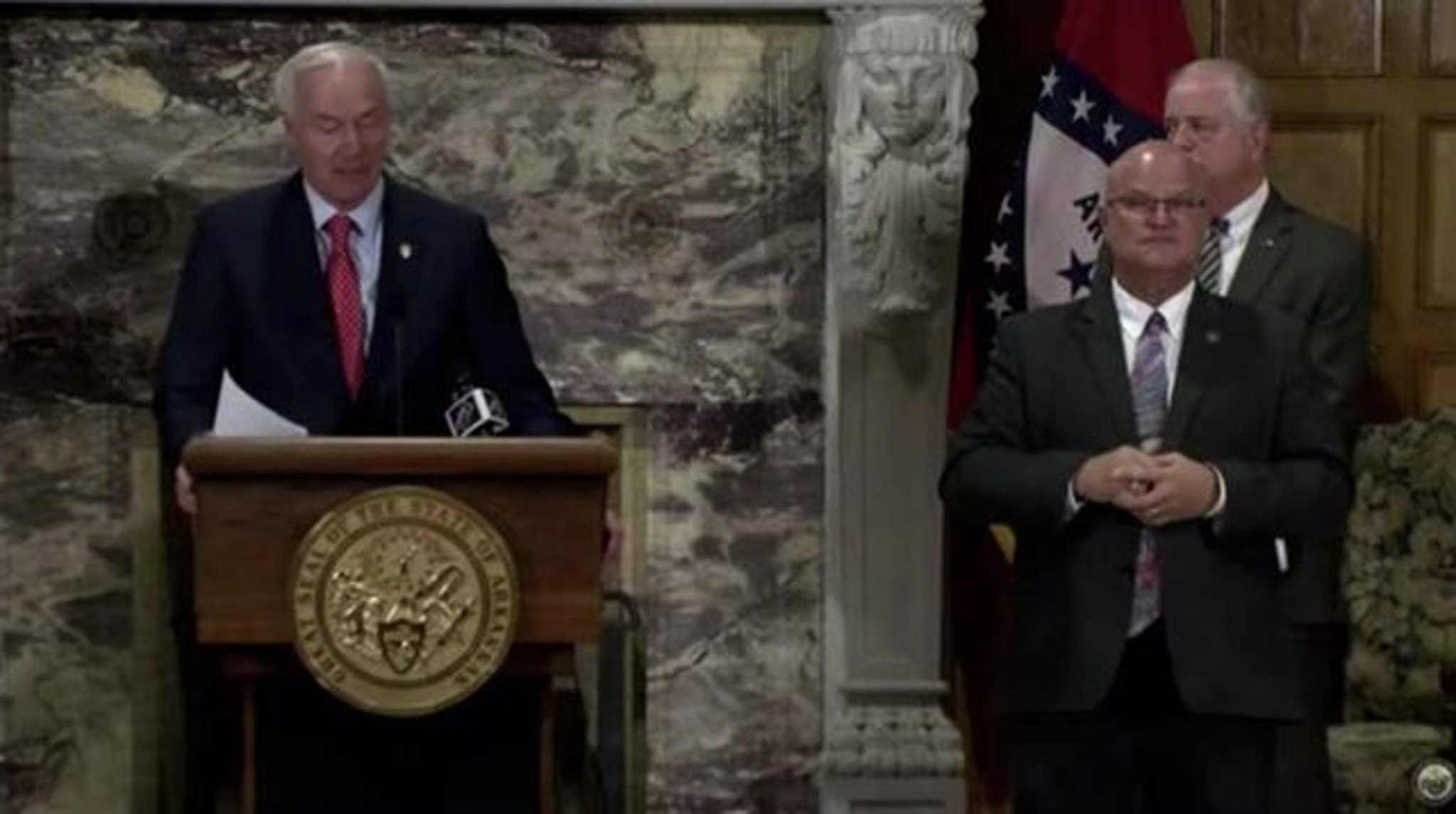 Arkansas governor Asa Hutchinson calls the Crawford County violent arrest "reprehensible conduct."