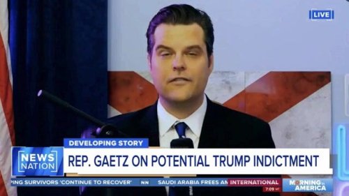 Rep. Gaetz (R-FL): “Ron DeSantis should be standing in the breach to stop any sort of extradition of President Trump."