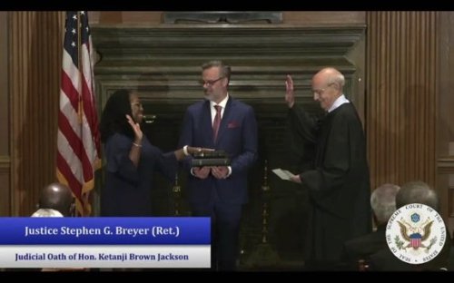Justice Ketanji Brown Jackson has been sworn into the U.S. Supreme Court.