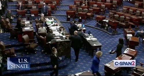 Senate votes 51-50, with VP Harris breaking the tie, to proceed to debate on Democrats' $740B reconciliation bill.