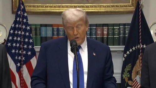 “Fat shot drug”: Trump talks about friend who pays more for Ozempic (probably) in the U.S. compared to UK at EO signing.