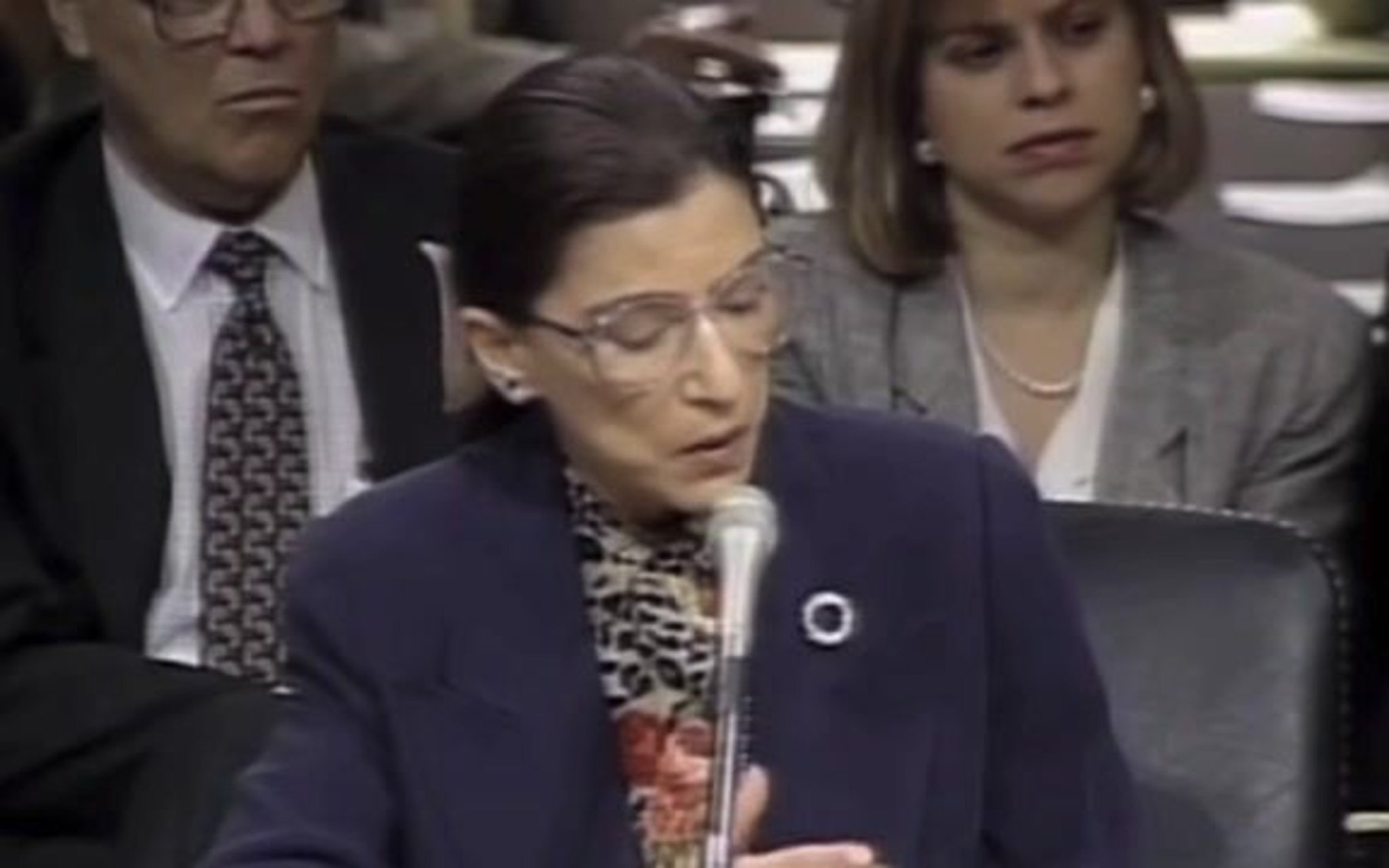 Flashback to 1993: Ruth Bader Ginsburg champions abortion rights during her Supreme Court confirmation hearing.