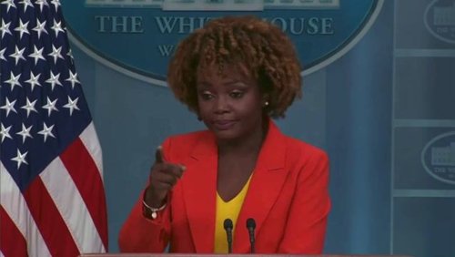 White House Press Sec. stops answering Fox News' reporter’s question about the southern border after he interrupts her.