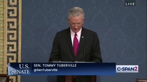 Sen. Tommy Tuberville (R-AL) argues for the Sunshine Protection Act to make daylight saving time permanent.